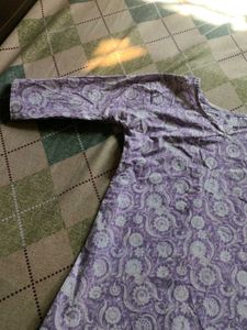 Floral Lavender Tunic Top