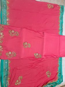 Heavy Duptta Suit Four Side Border