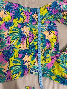 Tropical Print Dress
