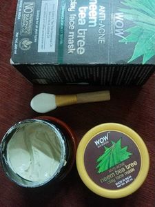 WOW Skin Science Anti-Acne Neem Tea Tree Clay Face