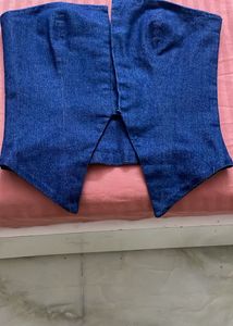 Denim Corset Top and Pants