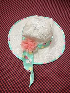 White Hat With Satin