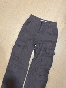 Gray Cargo Pants