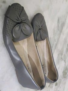 Grey Colour Footwear