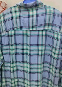 Blue Plaid Shirt