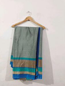 Designer Navy Blue Saree