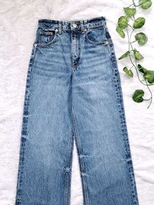 Zara New Wide Leg Jeans