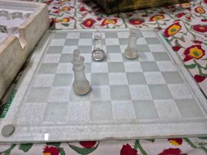 Beautiful Glass Chess Set