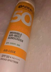 Garnier SPF 50 Sunscreen 💛