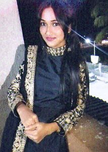 Black &amp; Gold Anarkali
