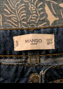 MANGO WIDE LEG JEANS