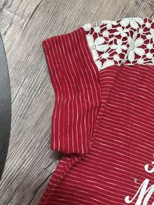 red long top