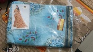 New saree with blouse piece selling in lowest pric