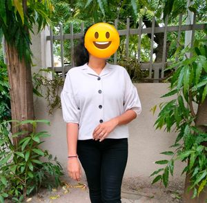 Stylish Crop Shirt 🎀