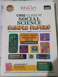Sst Educart Sample Papers For Class 10