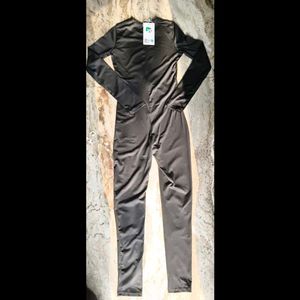 Black Fitted Jumpsuit from newme