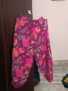 Floral Print Kurta Pant Set