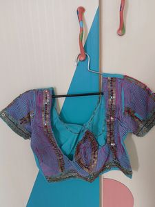 Semi Heavy Work Saree
