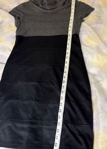 Stylish Two-Tone Dress