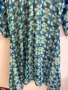 Georgette Multicolour A-Line Dress | Cute &amp; Flowy