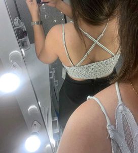White Bralette Top