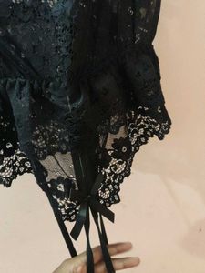 Black Lace Slip