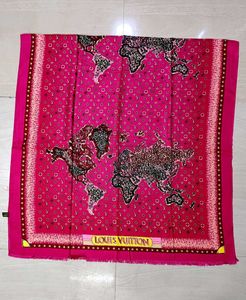 Pink Louis Vuitton Scarf