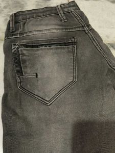 Stylish Grey Denim Jeans