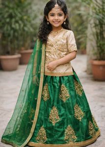 Adorable Girls' Lehenga Choli Set