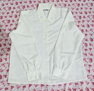 Embroidered Oversized White Shirt, unused