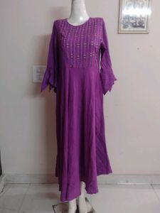 Elegant Purple Kurta