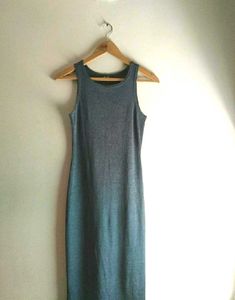 Gray Tank Maxi Dress