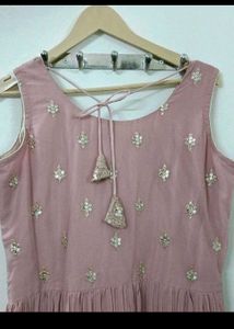 SEQUINS WORKED WEDDING GOWN WITH DUPATTA
