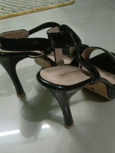 Women Pencil Heel Sandal Black