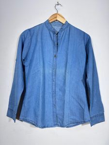Women Blue Top
