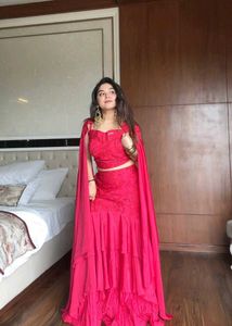 🌺Unique Side Strap Design Lehenga 🌺