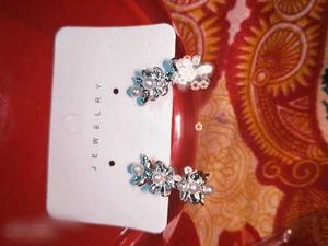 Pearl Crescent Earrings