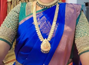 Aari Blouse with Embellished Sleeves