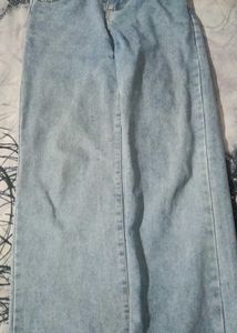Light Wash Wide Leg Jeans