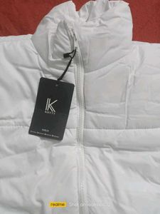 White Puffer Women Jacket - New with Tag