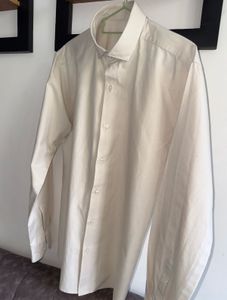 Men's Formal Beige Color Shirt