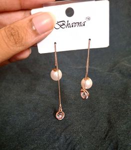 Pearl &amp; Crystal Drop Earrings