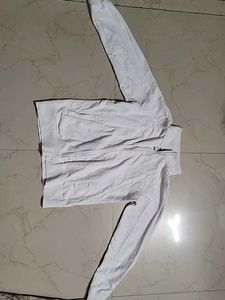 White Zip-Up Jacket
