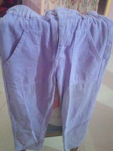 Lavender Denim Pants