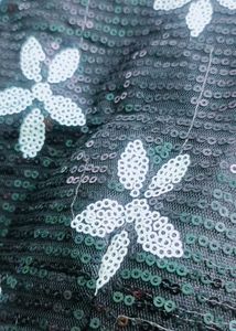 Sequined Floral Blouse