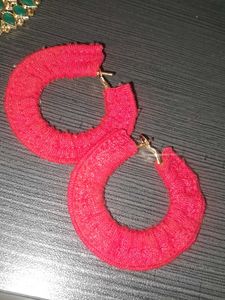 Beautiful COTTON earrings Set!❤️