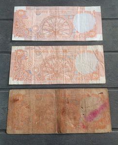 Twenty Rs Old Rare Chakra Note Pack Of 3