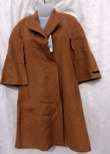 Stylish Wool Blend Coat  🤎