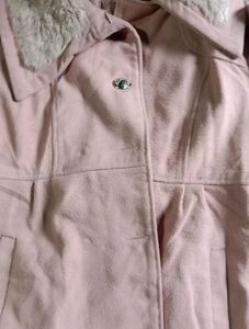 Beautiful Peach Colour Long Coat