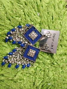 Blue 🔵 Earrings 😍